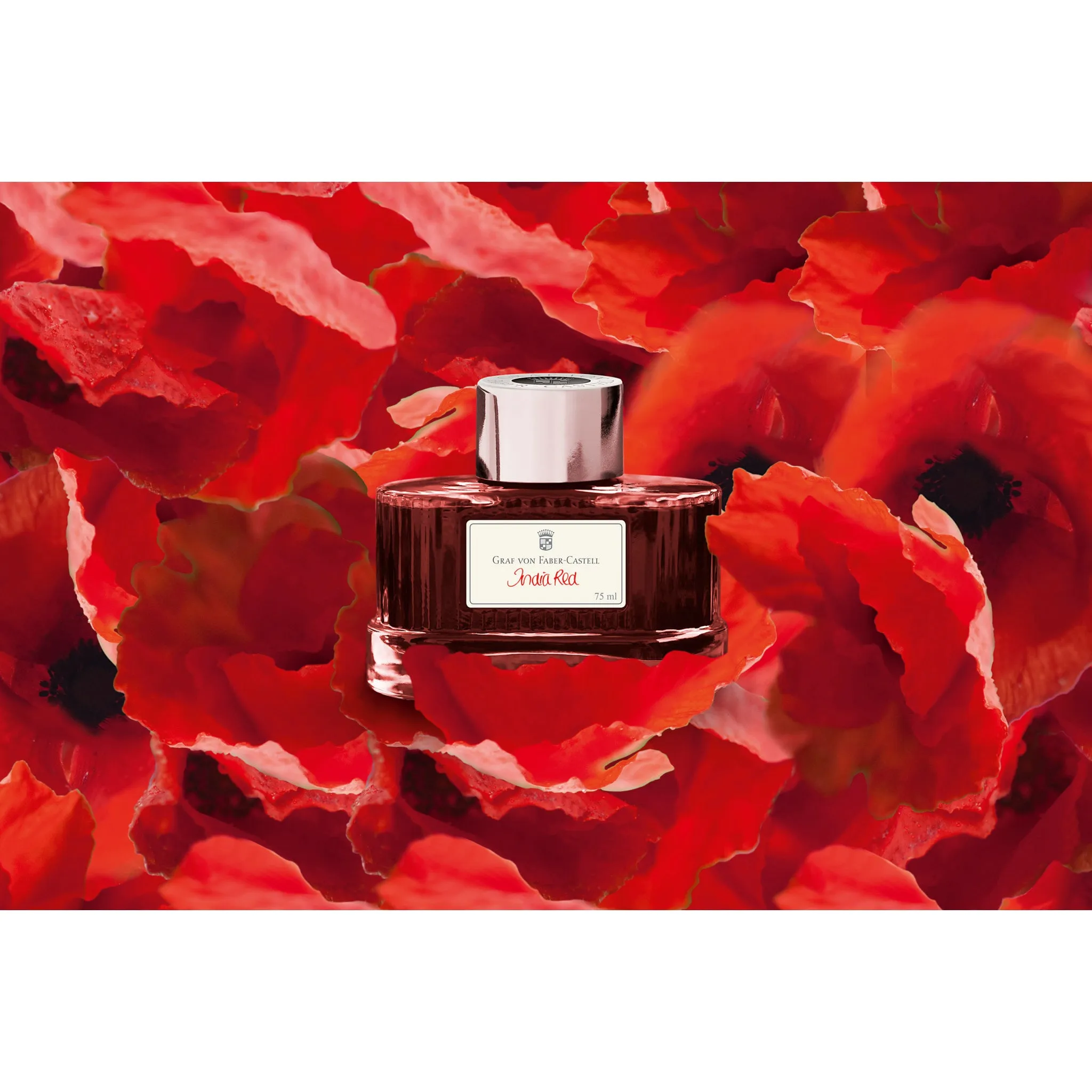 Ink bottle India Red, 75ml - #141019