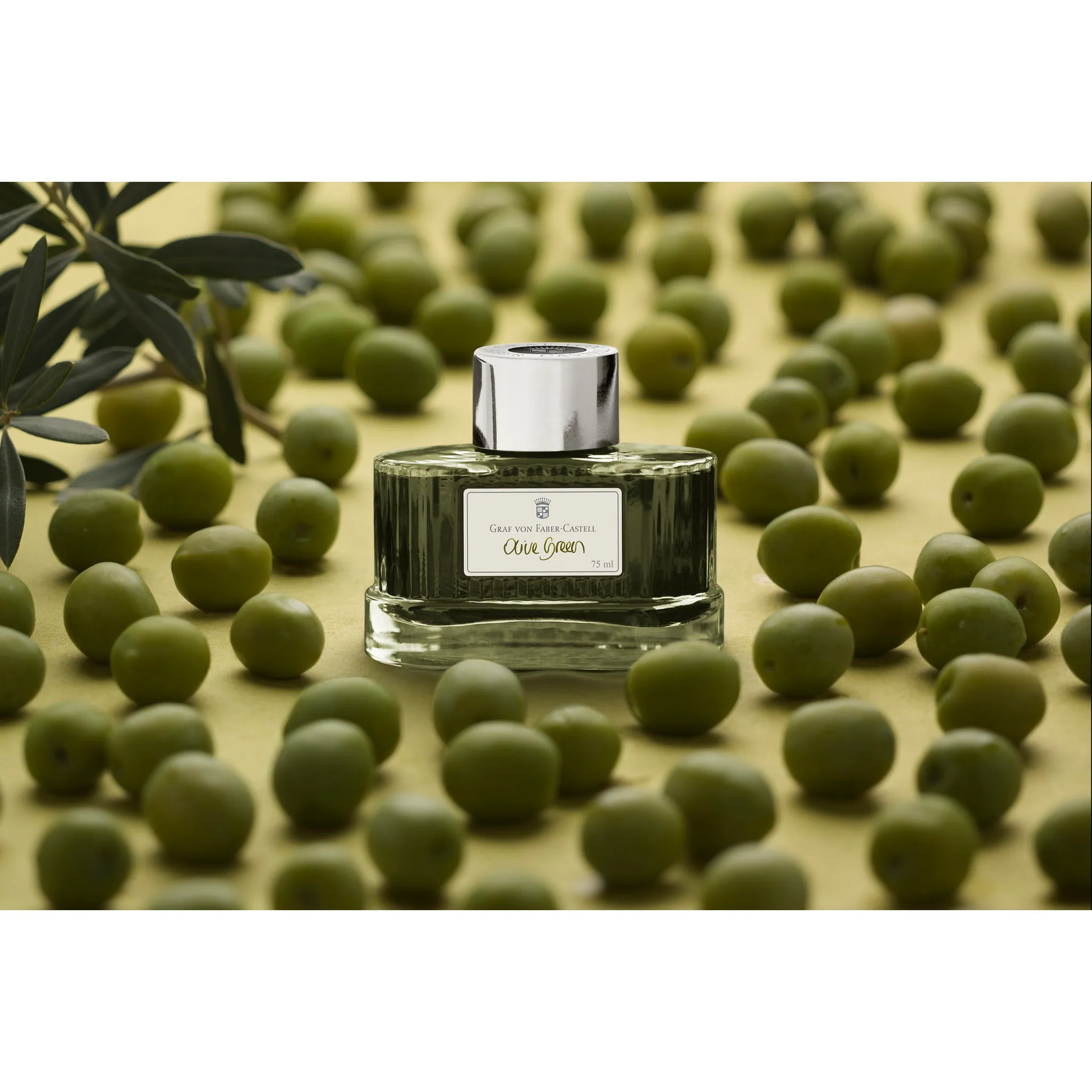 Ink bottle Olive Green, 75ml - #141015