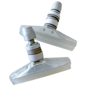 Koolstop Flatland Threaed Rim Brake, Clear Flatland Pads  Brakepads
