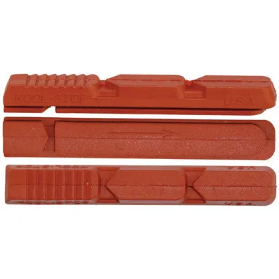 Koolstop V-Type 2 Salmon Shimano Inserts V-Type 2 Replacement Pads Kool Stop Brakepads