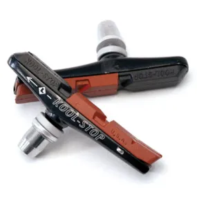 Koolstop V-Type Holder & Pad Dual Compound, Threaded Post Replacement Pad W/Holders Kool Stop Brakepads