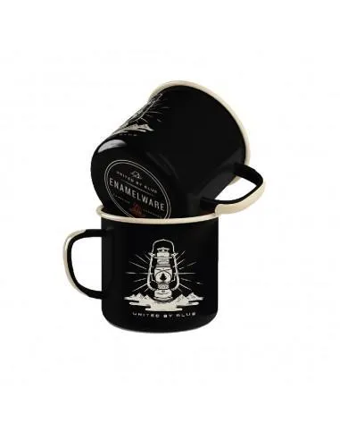 LIGHTS OUT ENAMEL MUG