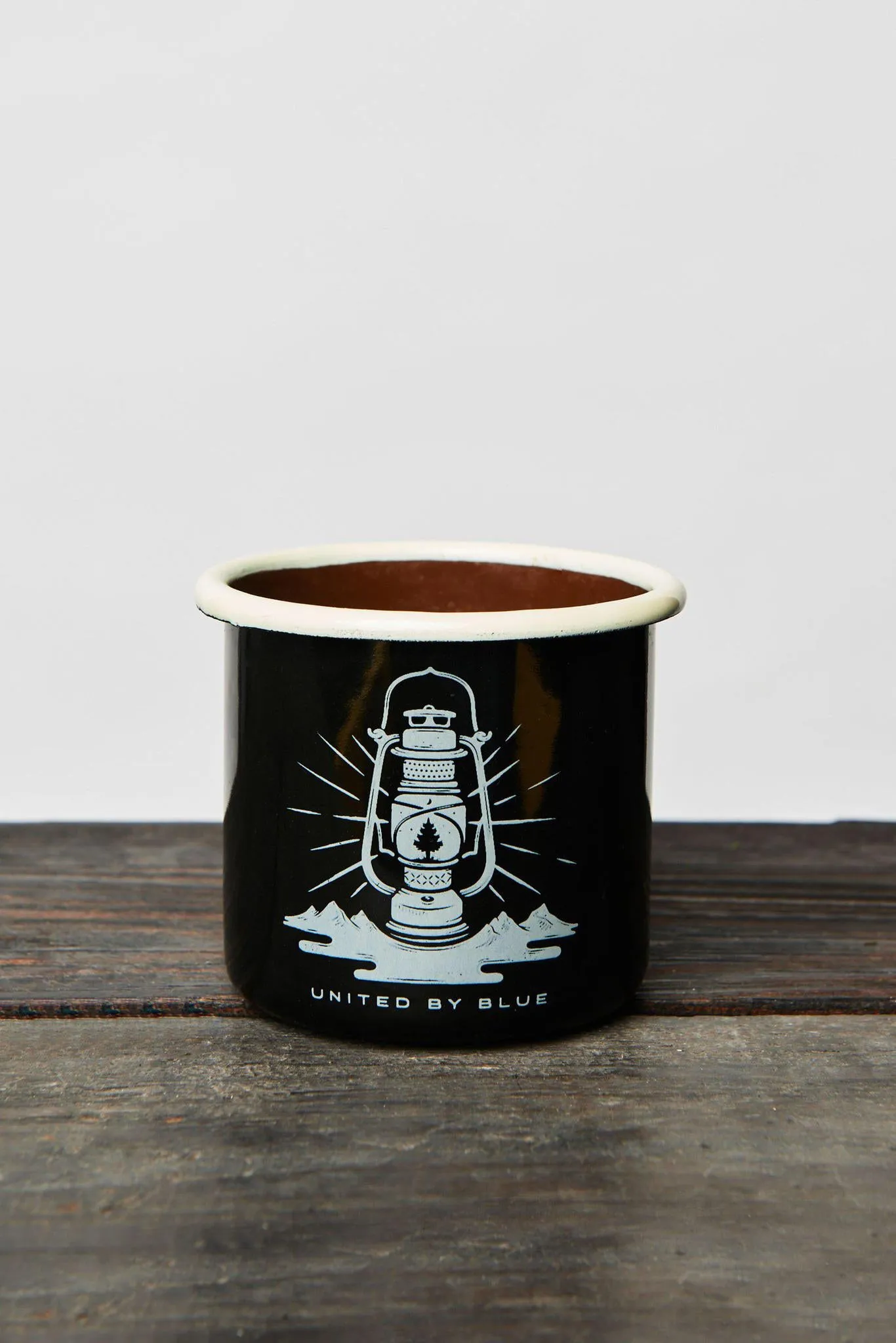 LIGHTS OUT ENAMEL MUG
