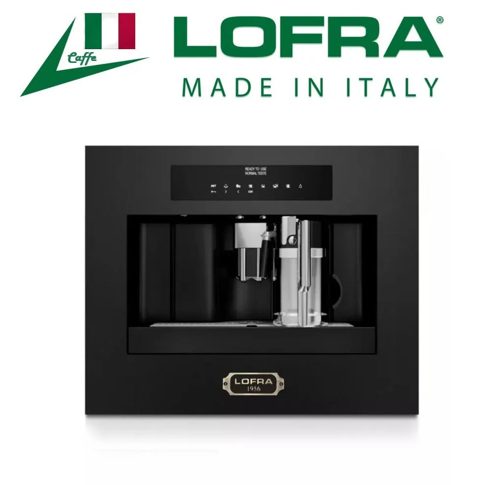 Lofra Dolcevita 60cm Black Italian Integrated Built In Coffee Machine YR NM66T 60cm