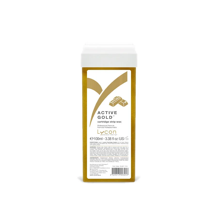 Lycon Strip Wax Cartridge Active Gold 100ml