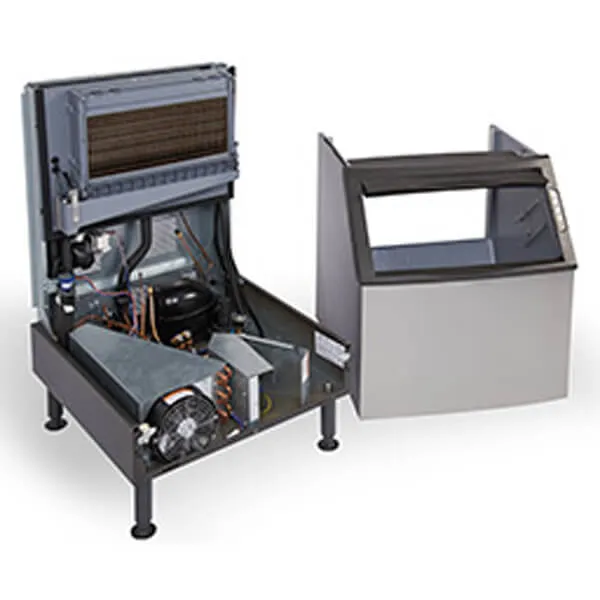 Manitowoc UDF0240A-161B 26" Air Cooled Undercounter Dice Cube Ice Machine with 90 lb. Bin NEO - 115V, 220 lb.