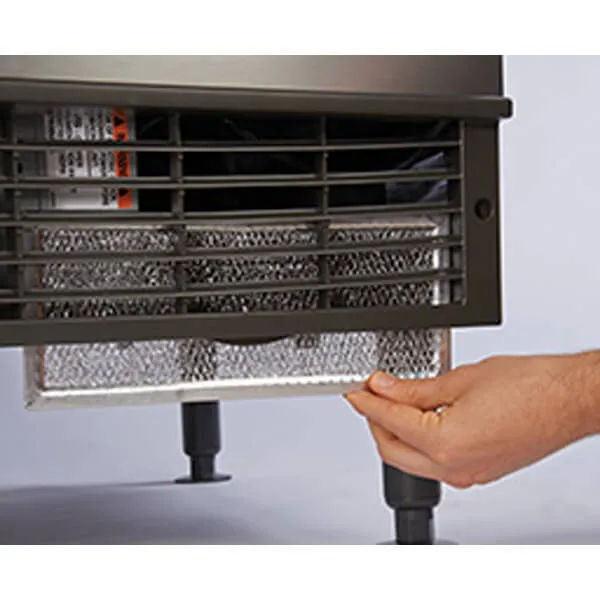 Manitowoc UDF0240A-161B 26" Air Cooled Undercounter Dice Cube Ice Machine with 90 lb. Bin NEO - 115V, 220 lb.