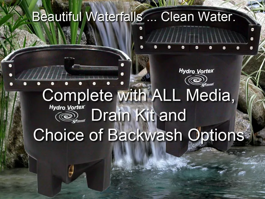 Medium Waterfall Filter: Marlin Hydro Vortex™ with 20" Waterfall