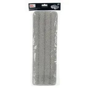 Mud Mummy 2 Replacement Washable Pads For Spray Mop Grey