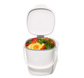 OXO Easy Clean Compost Bin – 0.75 Gallon – White