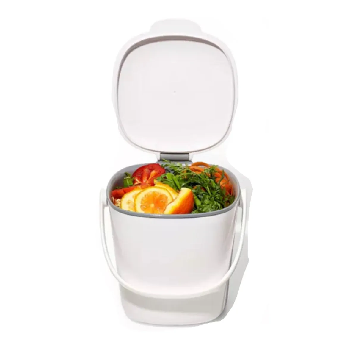 OXO Easy Clean Compost Bin – 0.75 Gallon – White