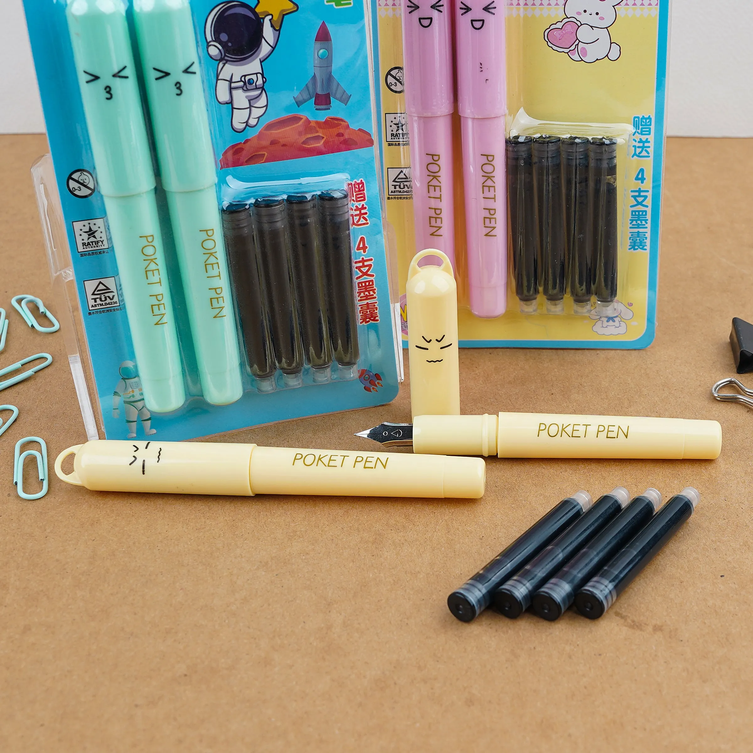 Pocket Size Ink Pen Set