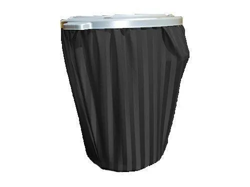 Poly Stripe Trash Can Cover