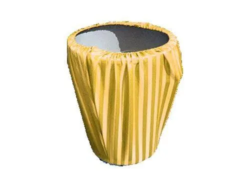 Poly Stripe Trash Can Cover