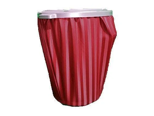 Poly Stripe Trash Can Cover