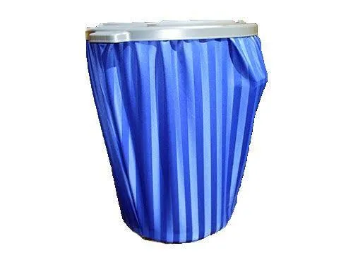 Poly Stripe Trash Can Cover
