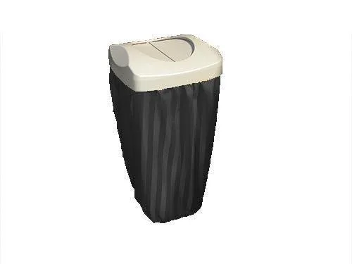 Poly Stripe Trash Can Cover