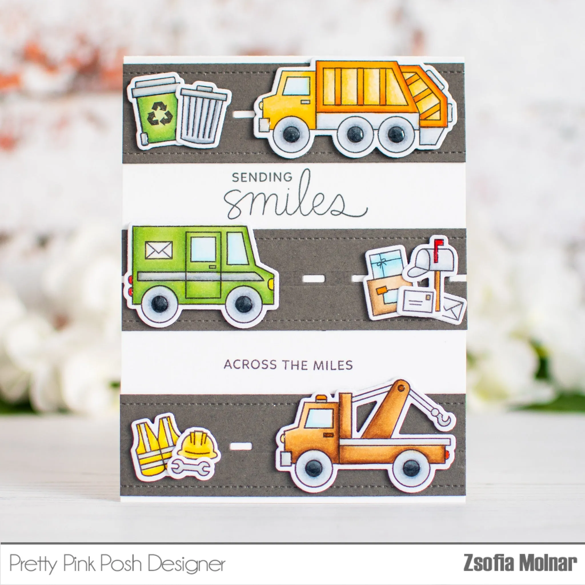 PRETTY PINK POSH:  Utility Vehicles | Stamp & Die Bundle