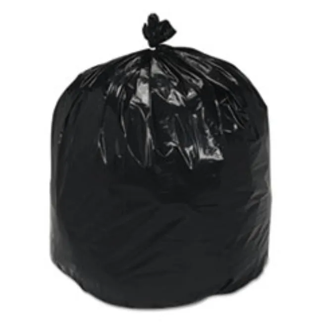 RECYCLED CONTENT TRASH CAN LINERS, 33X40, BN-BK, BOX OF 100 (5 BOXES PER PACK)
