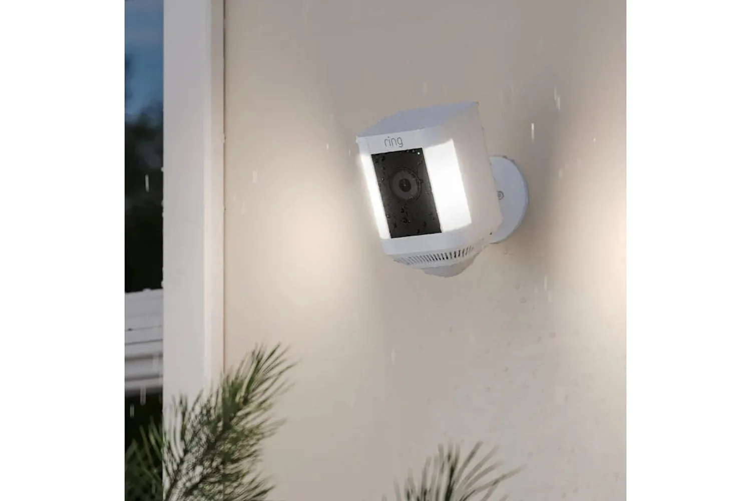 Ring Spotlight Cam Plus Battery | White