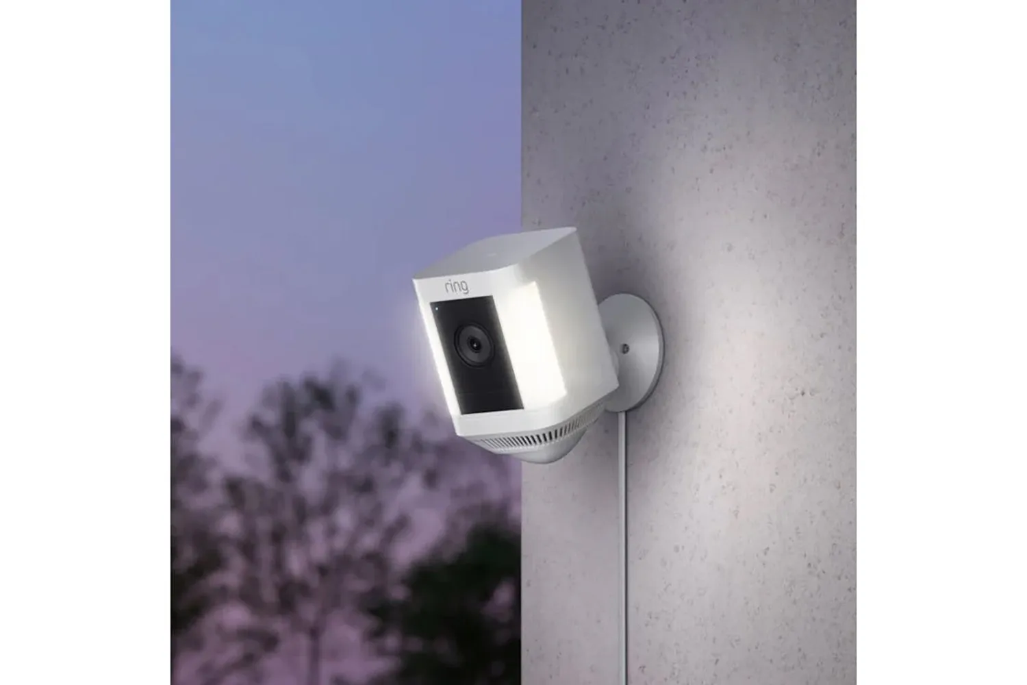 Ring Spotlight Cam Plus Plug-In| White