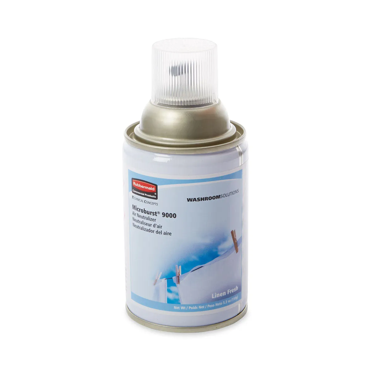Rubbermaid® Microburst® 9000 Refill Cans (Linen Fresh Scent) - Case of 4