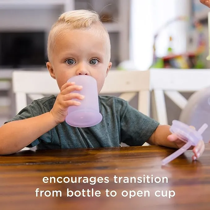 Silicone Baby Cup with Straw Lid | 5 oz | 6  Months (Mint)