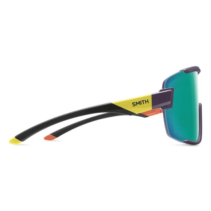 Smith Wildcat Sunglasses Matte Purple / Cinder / Hi Viz   ChromaPop Opal Mirror Lens