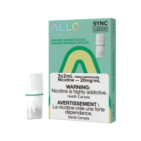 STLTH Compatible Allo Sync Orange Mango Guava Vape Pods
