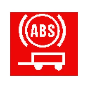 Switch Lens Top Red Trailer ABS Warning Pk1