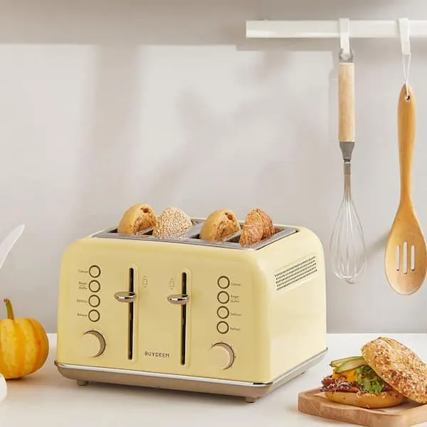 Vintage Style 4-Slot Toaster