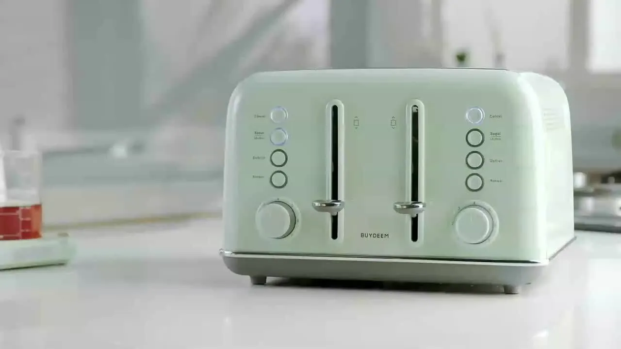 Vintage Style 4-Slot Toaster