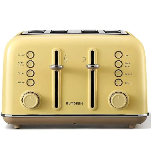 Vintage Style 4-Slot Toaster