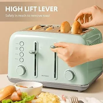 Vintage Style 4-Slot Toaster