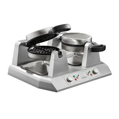 Waring WW250X Double Classic Belgian Waffle Maker with Cast Aluminum Grids, 2400W | Denson CFE