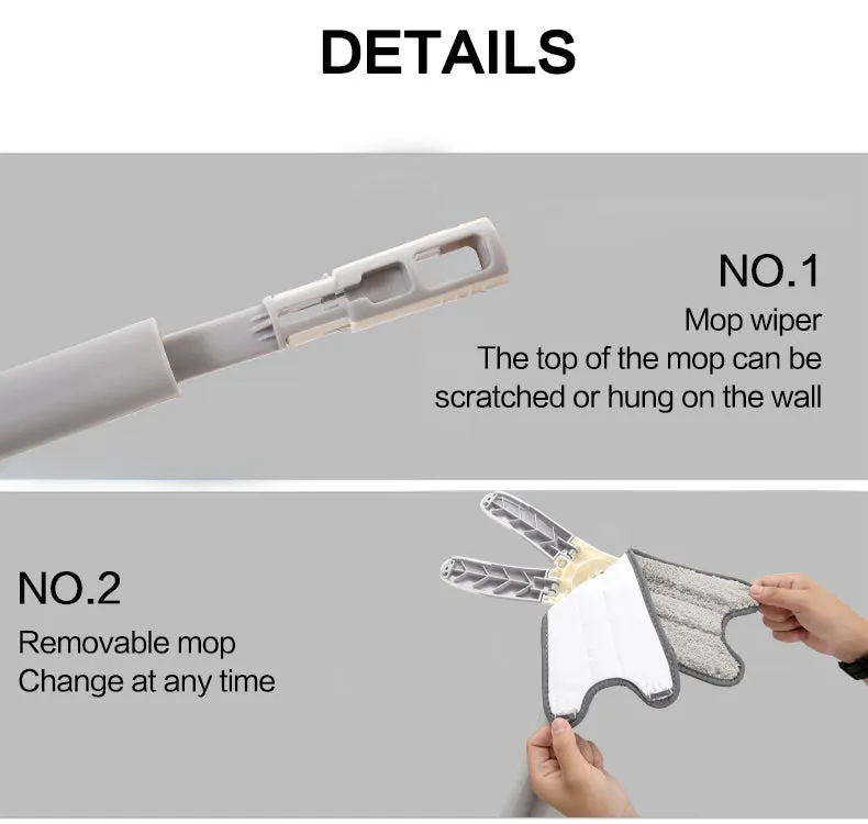 X-type 360° Degree Microfiber Floor Mop
