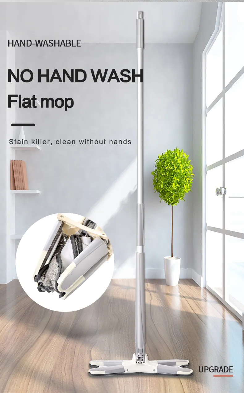 X-type 360° Degree Microfiber Floor Mop