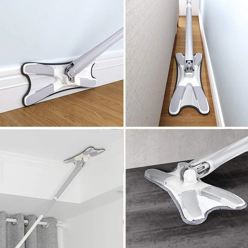 X-type 360° Degree Microfiber Floor Mop